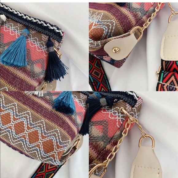 Retro Bag Rattan Handbag Purse - Picture 2 of 3